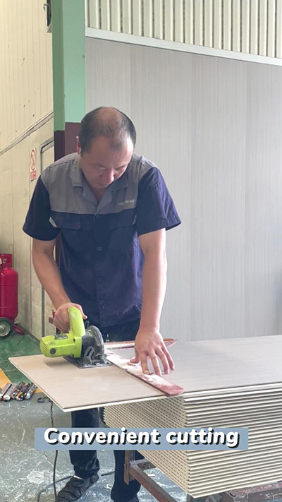 Workshop wallboard installation